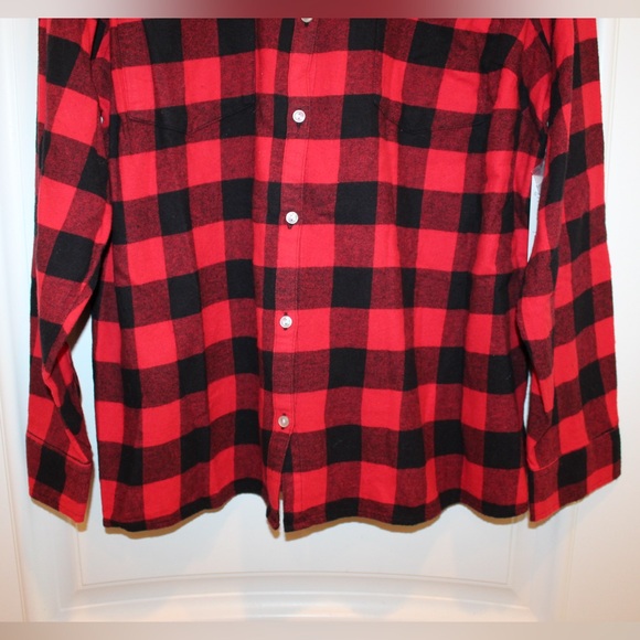 Croft & Barrow Buffalo plaid flannel shirt (women’s 1X) (NWT) - Picture 3 of 10